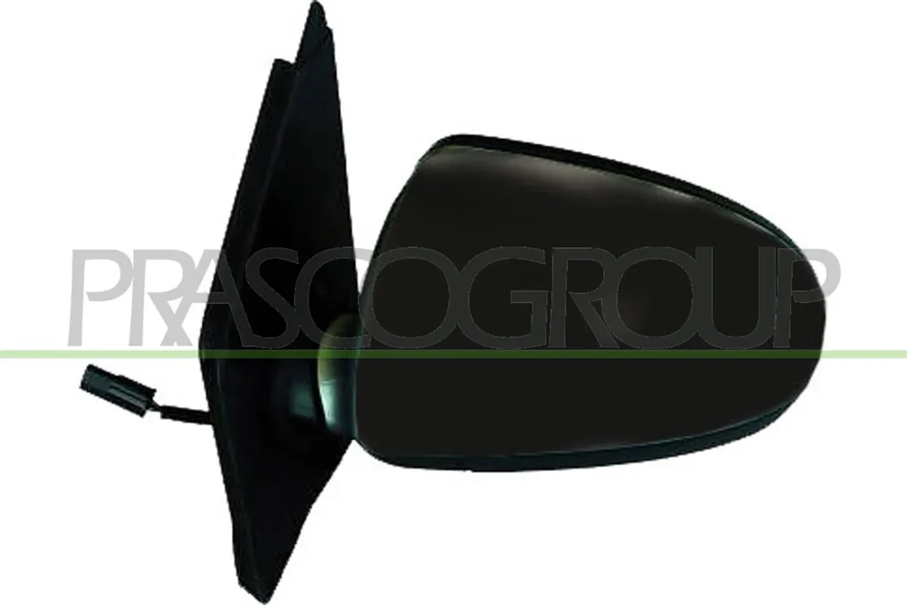 Rétroviseur extérieur gauche pour Smart Fortwo 451 - Pièce PRASCO Noir