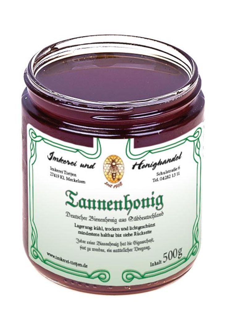 Miel de sapin 500g | Apiculture Tietjen Image du produit 