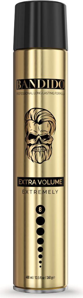 BANDIDO - Hair Spray Extra Volume Gold 400 ml – Volumen, Halt & Glanz