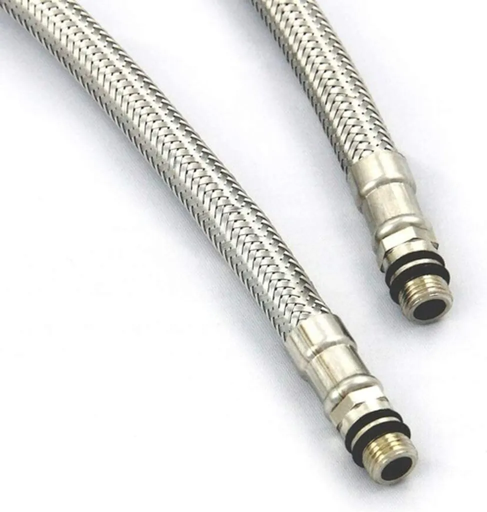 VBChome Rubinetto per lavello Inox Rubinetto per lavello con bocca estraibile Estraibile Acciaio inossidabile spazzolato 2 livelli di potenza Ruotabile a 360° Rubinetto a U Rubinetto per cucina Monocomando - 7