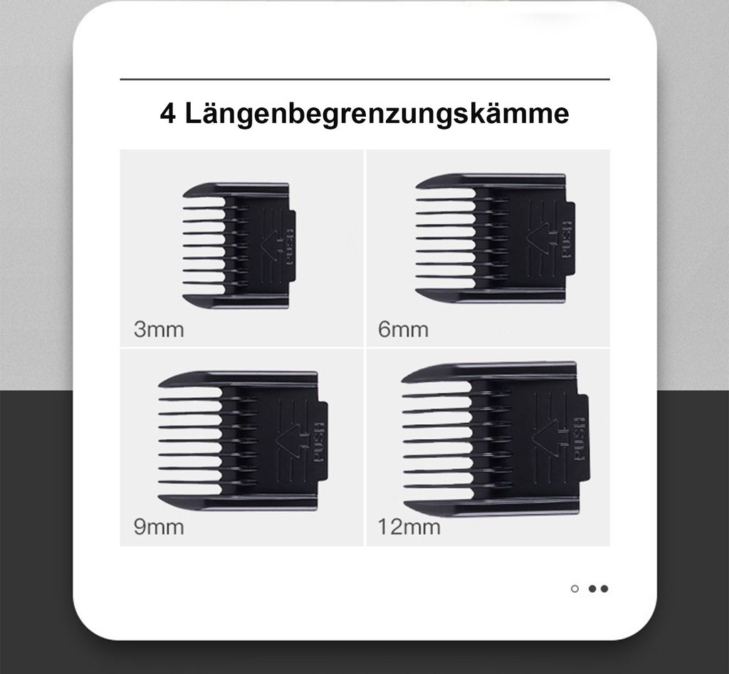 Fellscheren, 5 Feineinstellstufen Tier-Haarschneider, 12 Produktbild 7