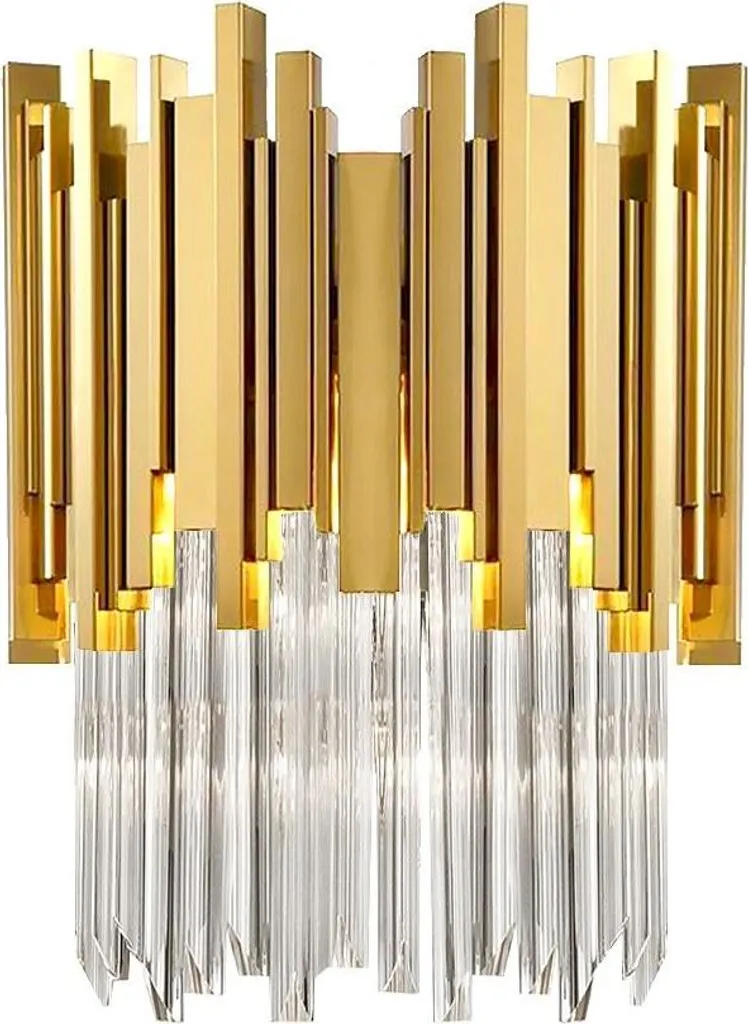Applique Murale Toolight APP602-W Gold : Luminaire Design Doré Chic