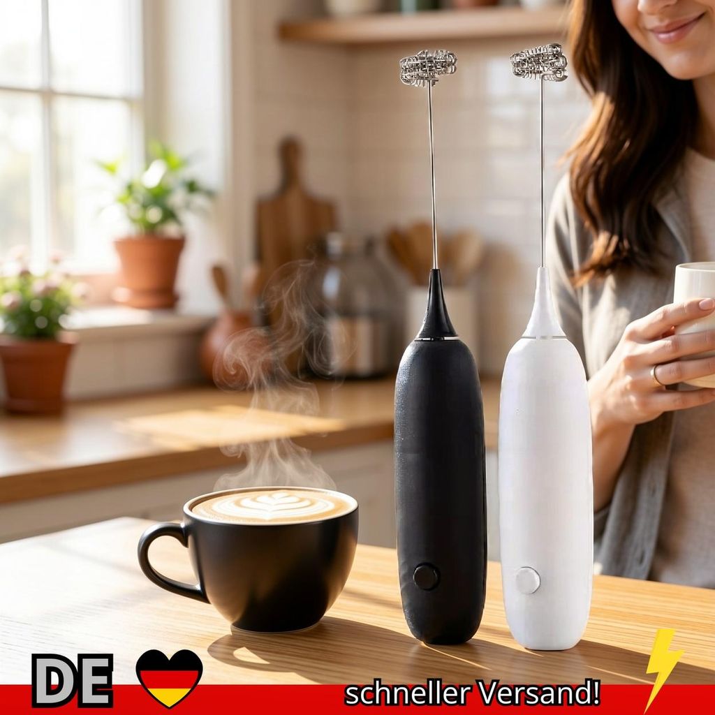 Milchaufschäumer Elektrisch Mini für Kaffee