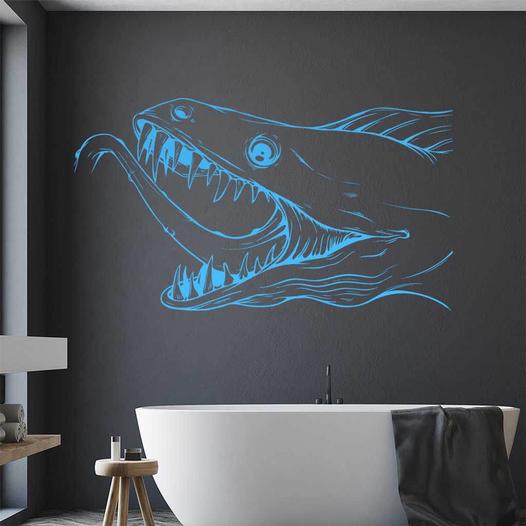 KIWISTAR Mops Pug Wandtattoo in 6 Größen - Wandaufkleber Wall Sticker - Dekoration, Küche, Wohnzimmer, Schlafzimmer, Badezimmer