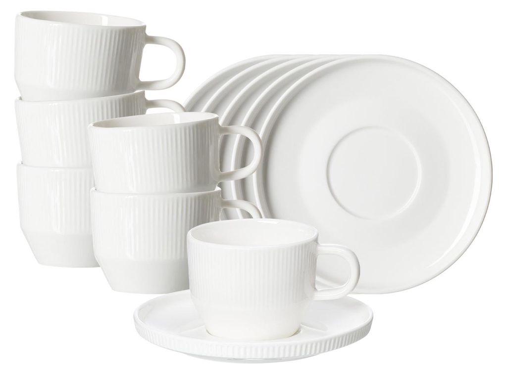 Ritzenhoff & Breker Kelly Kaffeetasse mit Untertasse 225 ml 6er Set