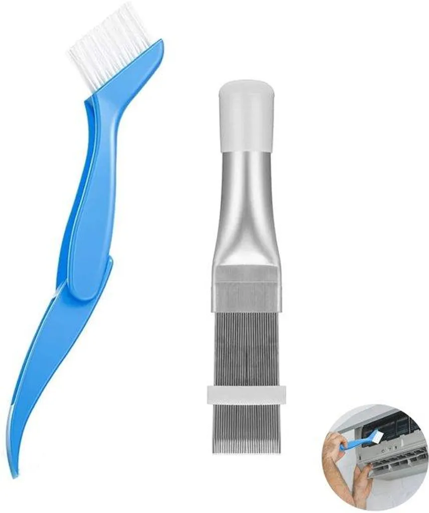 Brosses de nettoyage pour condenseur inox - Outil ailette climatiseur