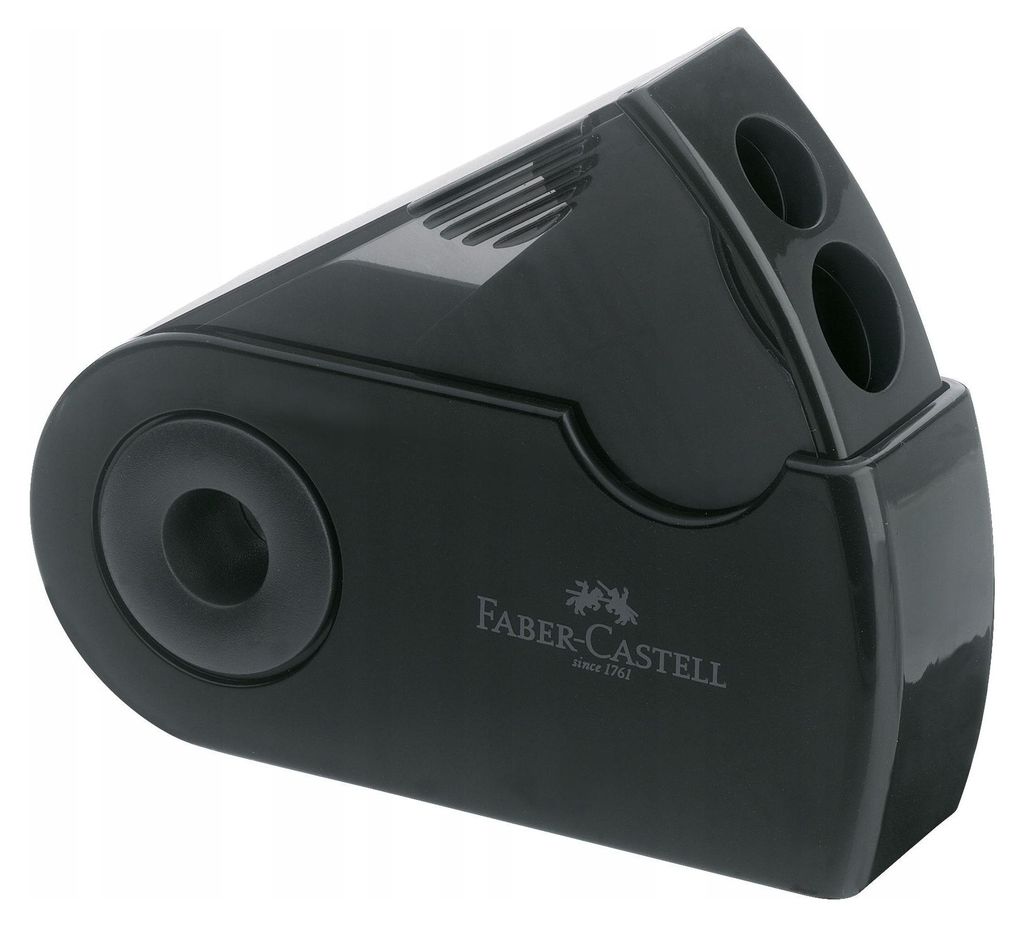 FABER-CASTELL Spitzer Doppelspitzdose Sleeve schwarz Image du produit 