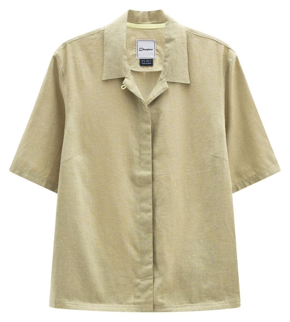 Harthwaite Short Sleeve Shirt für Damen - Berghaus, Farbe:Stratus/Stone Marl (LtGRY), Größe:UK 10 // DE 36