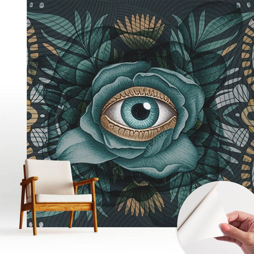 Fototapete selbstklebend - 250x250 cm - Tapete - Wandtapete - Wandbilder - Klebefolie - Dekofolie - Tapete Folie - Wand - Dekoration - Wohnzimmer -...