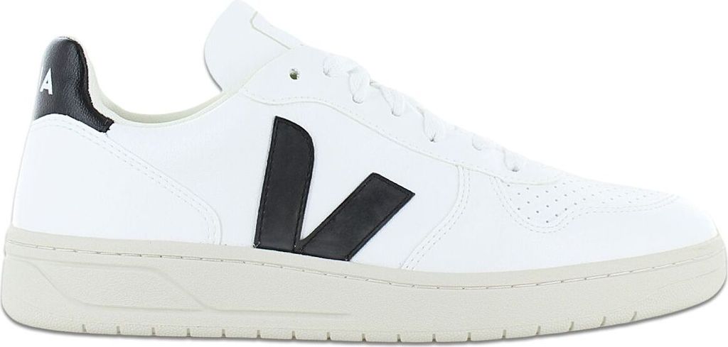 Veja V 10 CWL Frauen Schnürung Kunstleder Turnschuhe Weiß Produktbild