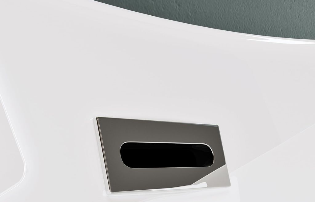 Mai & Mai freistehende Acryl-Badewanne Oval Standbadewanne Produktbild 6