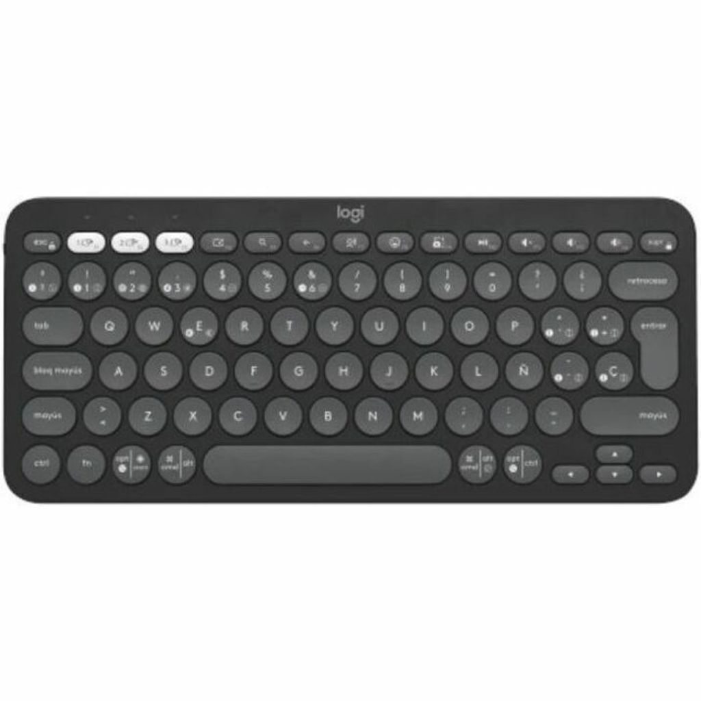 Logitech Pebble Keys 2 K380s - QWERTY Spanish Layout, Produktbild 