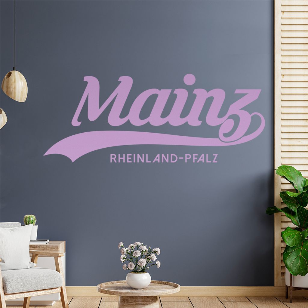 Mainz Rheinland-Pfalz Wandtattoo Wandaufkleber Wall Sticker - Dekoration, Küche, Wohnzimmer, Schlafzimmer, Badezimmer