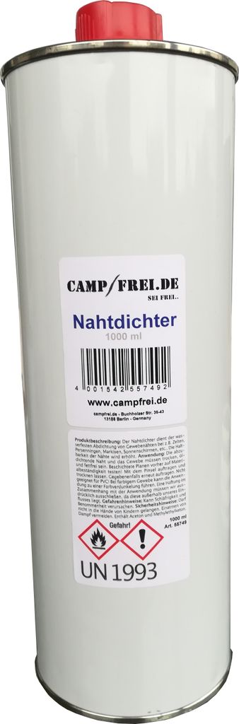 Nahtdichter 1L Versiegelung wasserdicht für Zelt und Produktbild 