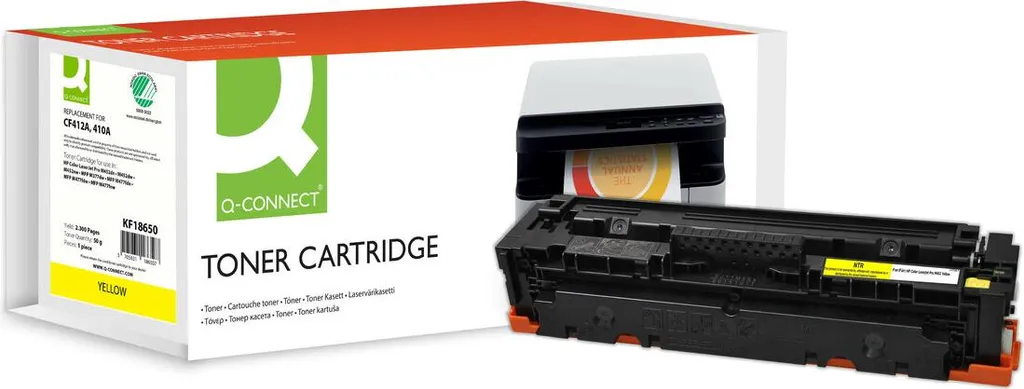 Toner Giallo Q-Connect KF18650 Alternativa HP CF412A - Risparmio Garantito