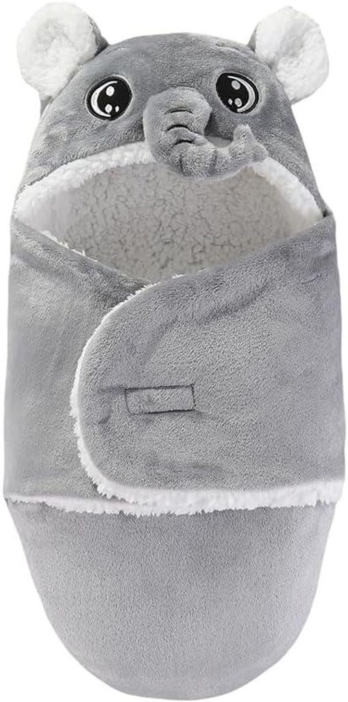 Winterschlafsack 0-6 Monate, warme und weiche Decke speziell für Neugeborene