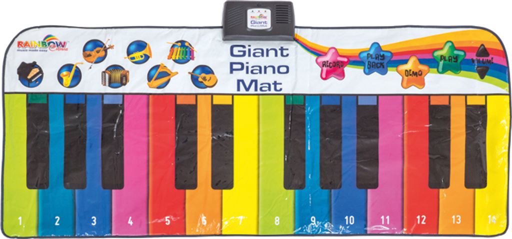 N-Gear Piano Dance Mat XXL - 180 cm - vícebarevná Obrázek produktu 4