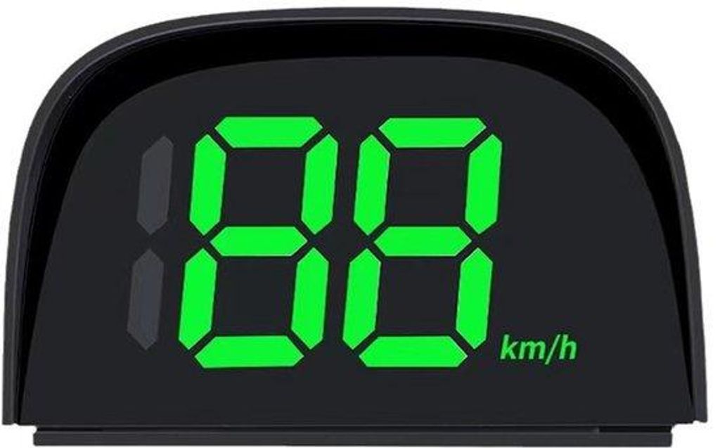 GPS-Geschwindigkeitsmesser, USB-Plug-and-Play, universelle HUD-Head-Up-Display, für Fahrräder und Autos geeignet, Einheit in Kilometern pro Stunde.