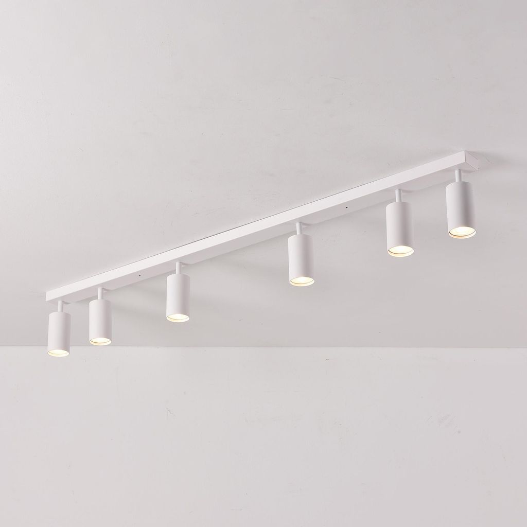 LED 6-flammig schwenkbare Deckenleuchte | Deckenspots Produktbild 