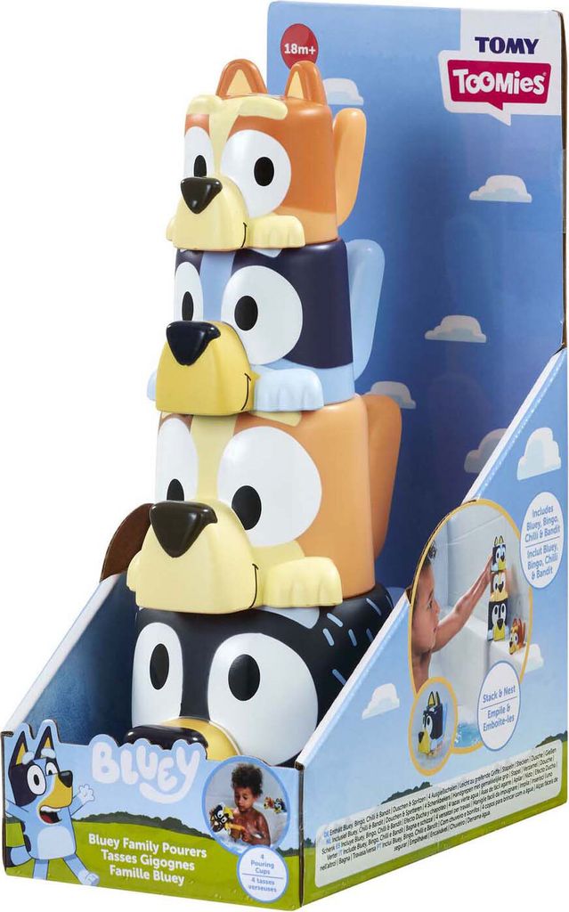 Pyramide de bain TOMY Bluey E73622 Image du produit 
