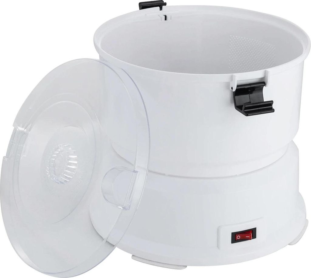Elektrischer Kartoffelschäler - Gewerbliche Schälmaschine - 85 W - Edelstahlklinge - 2–4 Min Schälzeit - 0,8 kg - Für Kartoffeln & Gemüse - ...