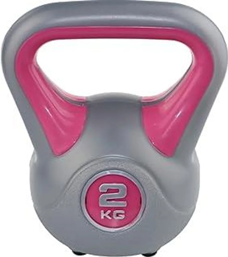 Kettlebell Sveltus 2kg Rosa 1194 Fit | Vinile e Design Ergonomico