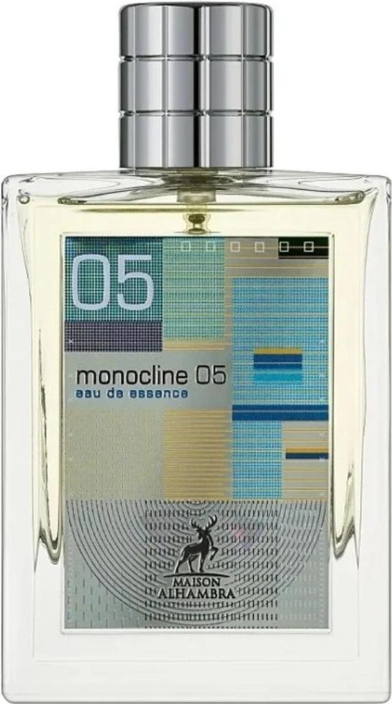 A clear, front-facing studio shot of a perfume bottle.