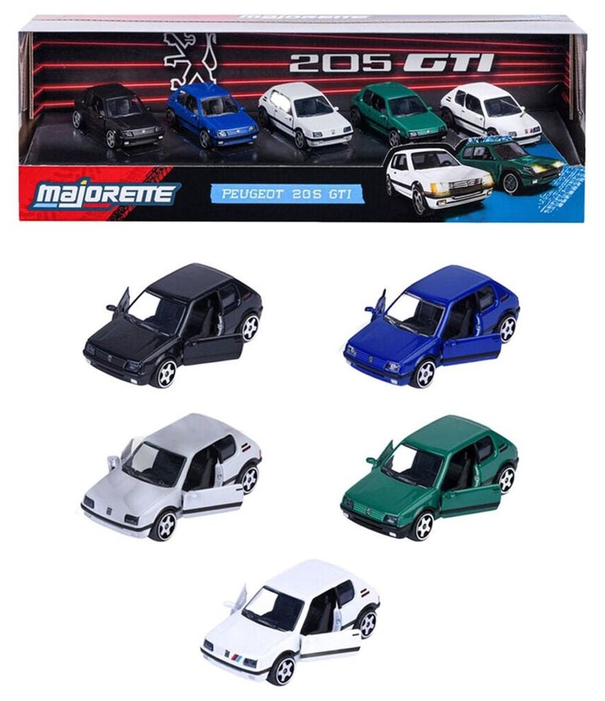 Sada piatich modelov Peugeot 205 GTI Obrázok produktu 