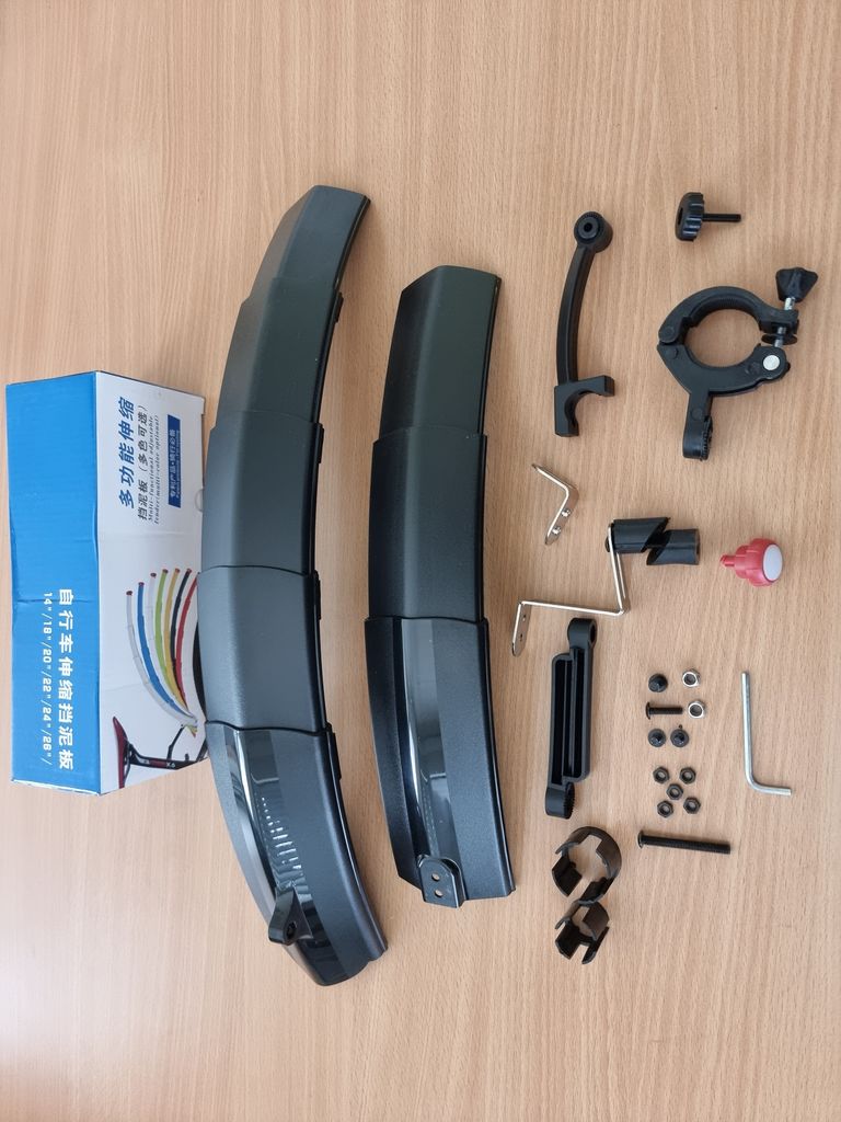 Fahrrad Schutzblech，Einziehbar Bike Kotflügel Set Produktbild 13