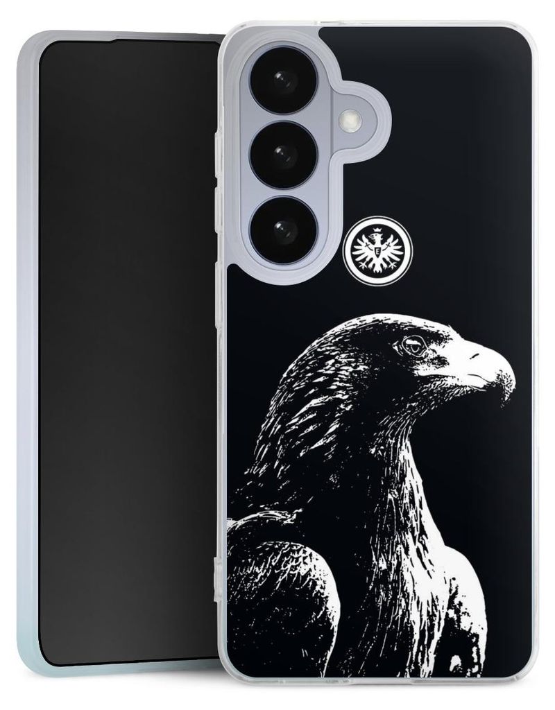 DeinDesign Slim Hülle für Samsung Galaxy S26 Silikon Case Ultra Dünn Handyhülle Eintracht Frankfurt Offizielles Lizenzprodukt Attila