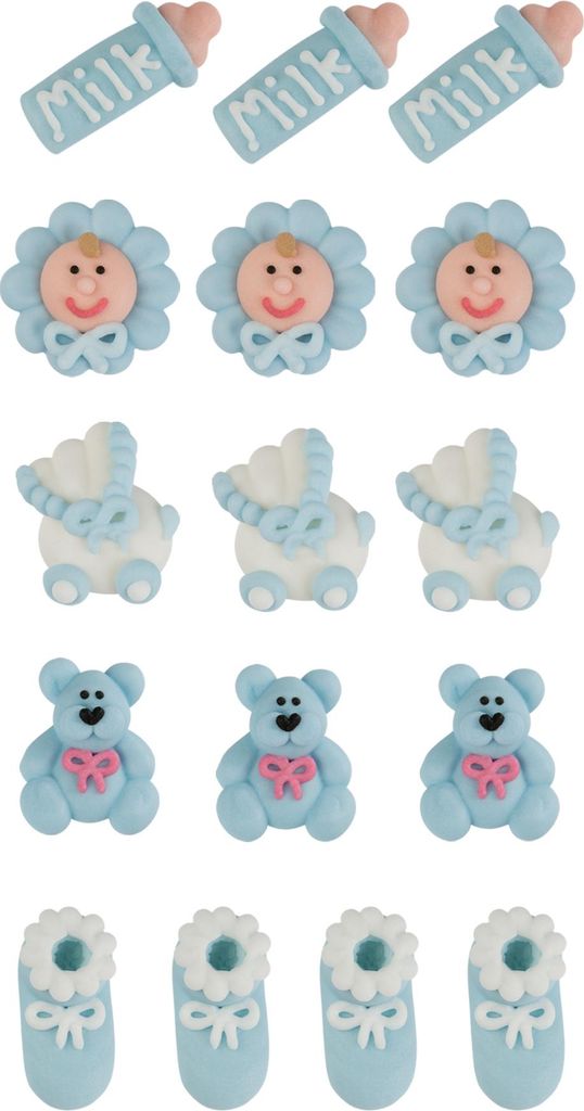Zuckerfiguren für Taufe & Babyparty Produktbild 