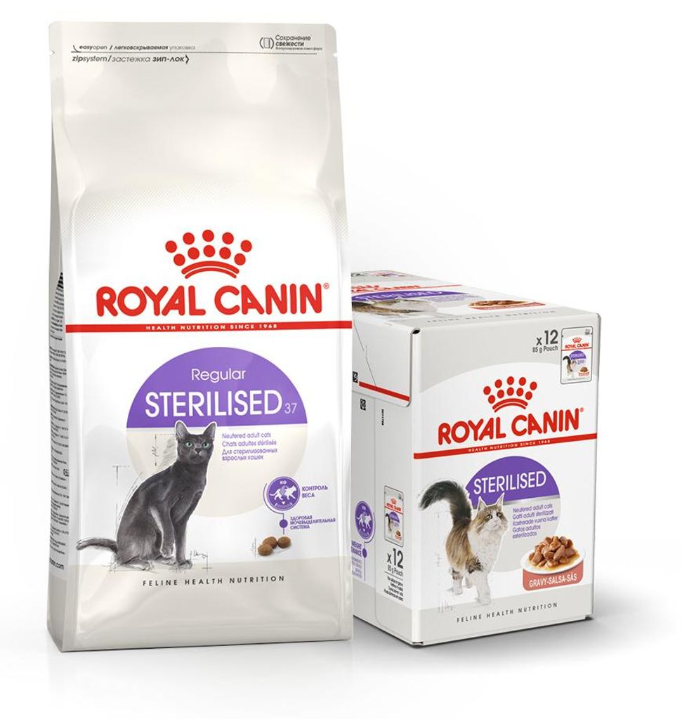 Royal Canin Sterilised 10kg + 12x85g Sucha i Mokra Karma Zdjęcie produktu 