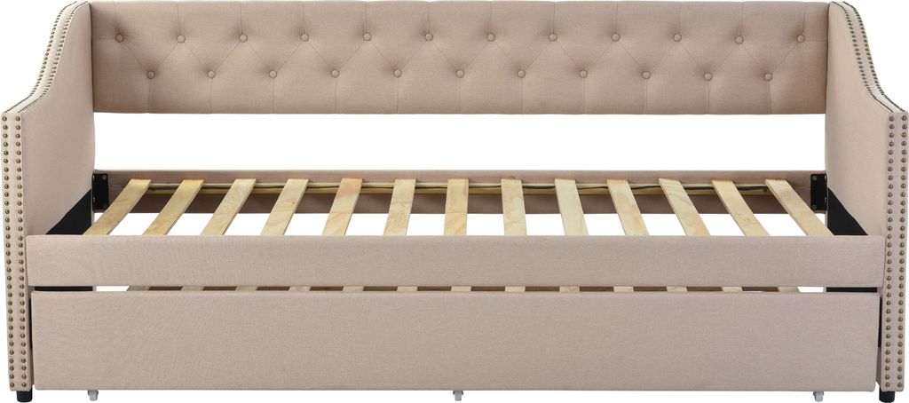 Łóżko dzienne Merax 90x200cm rozkładana sofa z wysuwaną Zdjęcie produktu 10