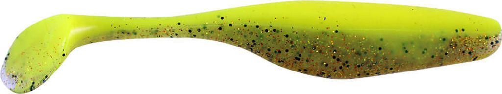 Jenzi River Shad USA-Bass Gummiköder glitter gelb 12cm 1 Stück