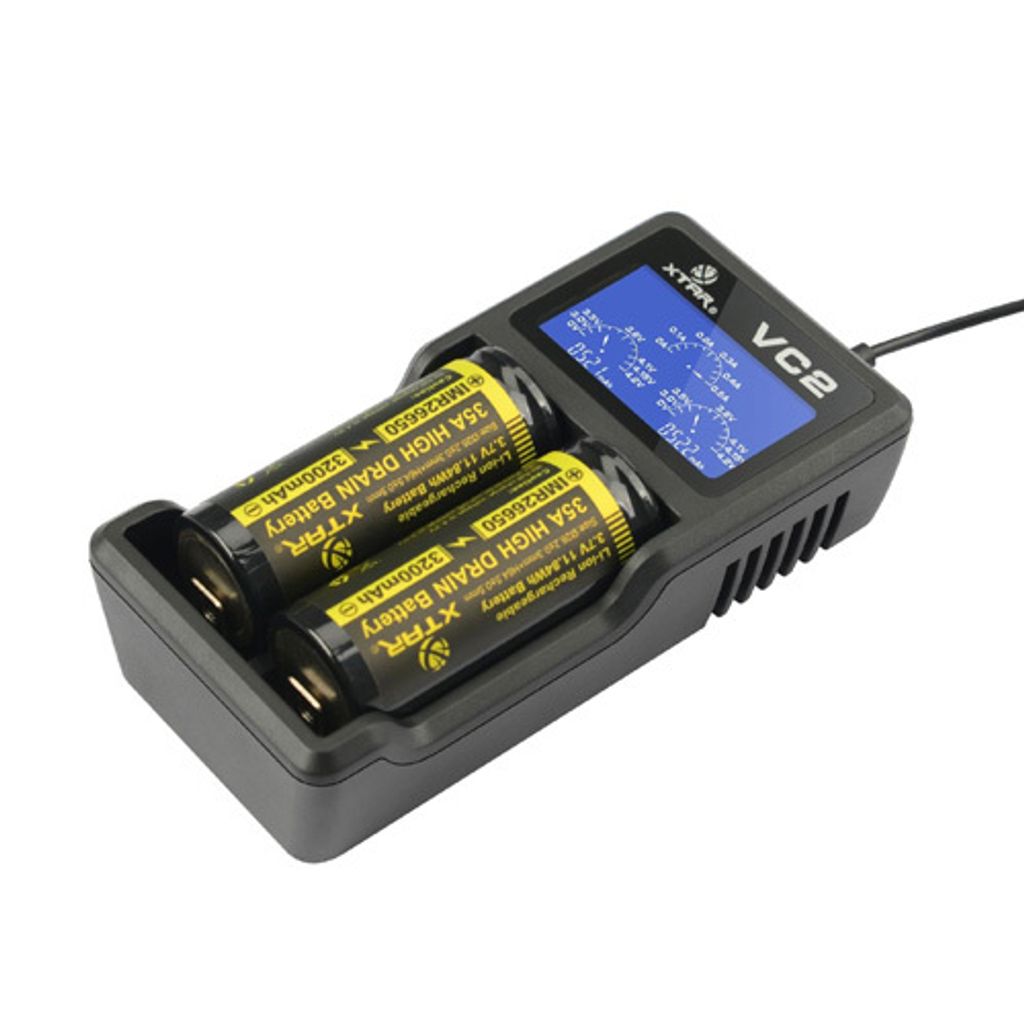 XTAR VC2 Haushaltsbatterie USB Produktbild 
