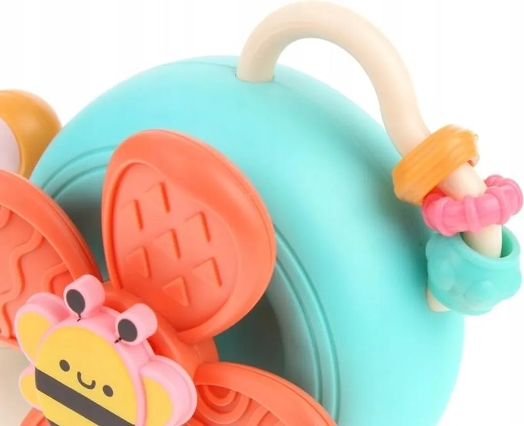 Jouet sensoriel bébé escargot éducatif interactif 4 en 1 multicolore