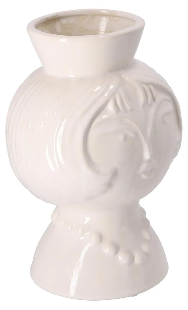 Vase avec visage Ø16,5x23,5cm (1019546) - Décoration visage moderne - 2