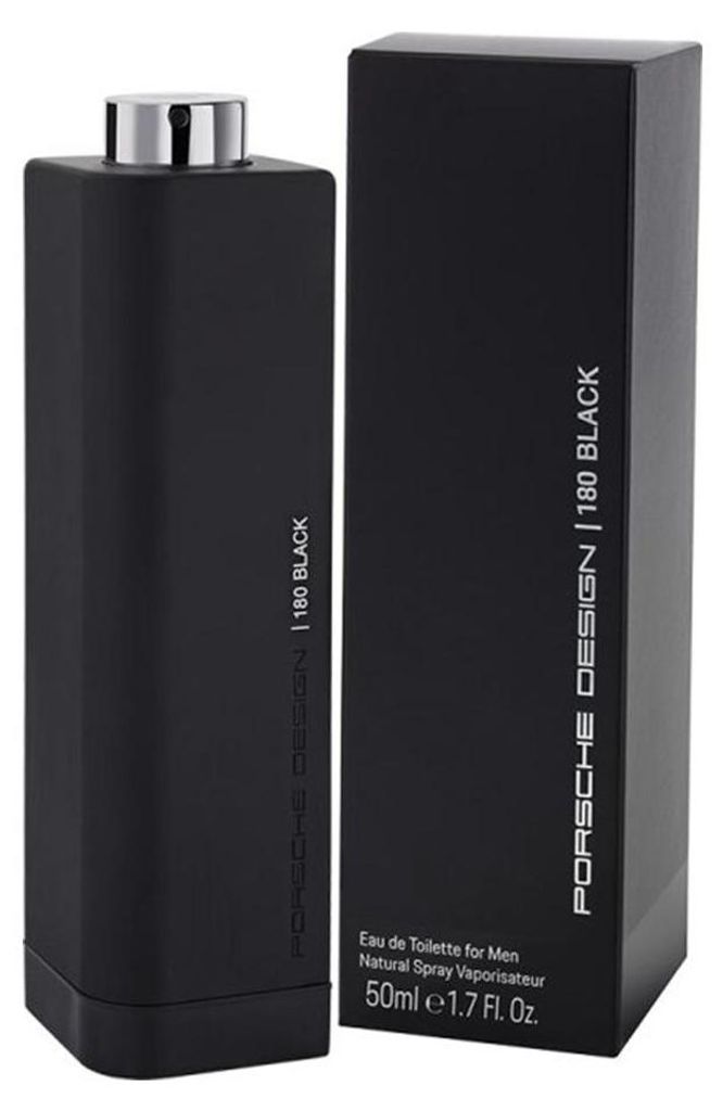 Porsche 180 Black, eau de toilette, sprayflacon Productafbeelding 