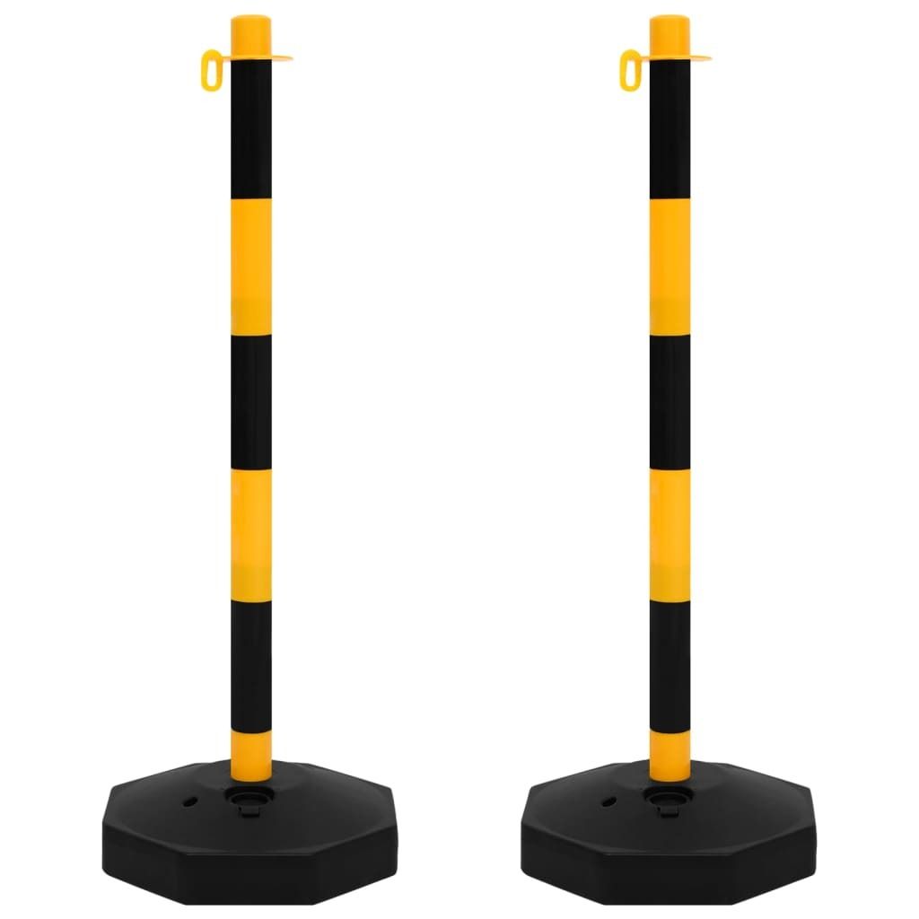 Set di Pali Stradali con Catena in Plastica di 10 m Immagine del prodotto 