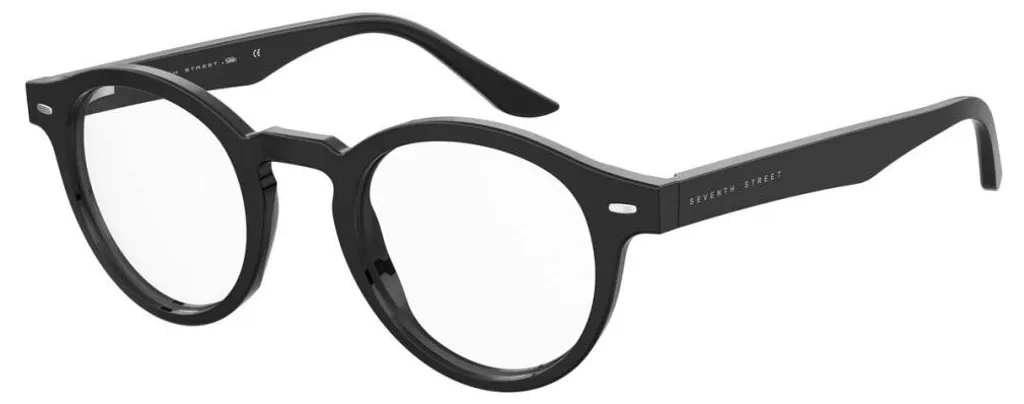 Monture lunettes Seventh Street acétate noir mat taille 48