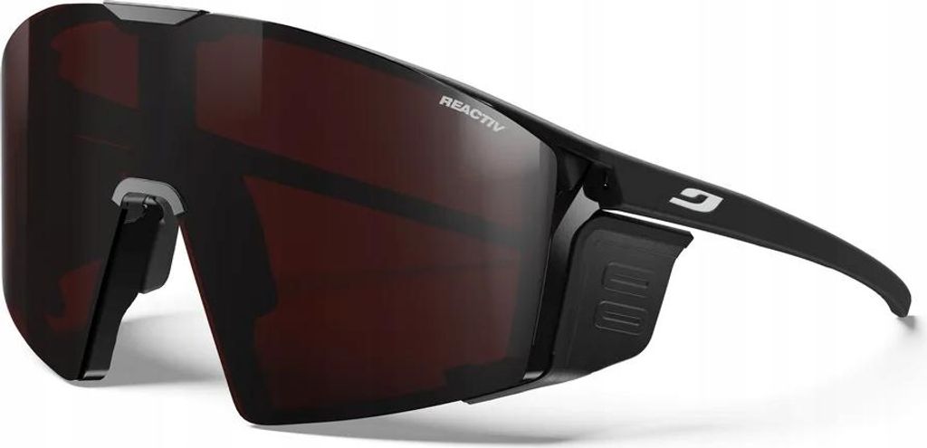 Lunettes de soleil Julbo Edge Cover - Reactiv 0-4 HC - noir Image du produit 