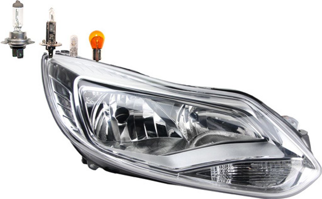 Johns, Scheinwerfer Halogen passend für Ford Focus 11 04/2011-09/14 Rechts Leuchtmittel 1735190 1721993 1724800 1751115 1768370 1786445 1838639 18...