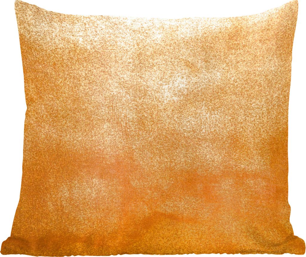 MuchoWow Zierkissen Sofakissen Wohnzimmer Dekokissen 50x50 cm Eisen - Rost - Gold - Metall - Luxus - Komfort - Sofakissen