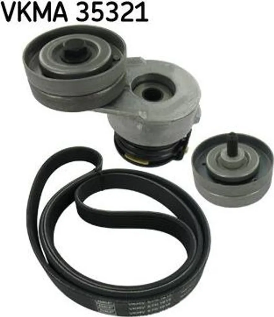 Kit Courroie d'Accessoire SKF VKMA 35321 pour Entretien Opel Corsa D