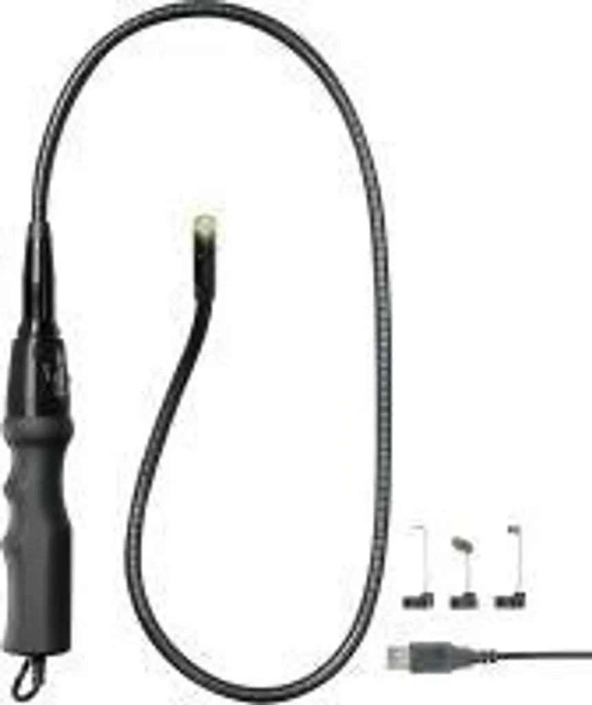 VOLTCRAFT Endoscopio USB BS-17+ Ø sonda: 8 mm Lunghezza sonda: 93 cm Funzione immagine, funzione video, illuminazione LED, messa a fuoco (BS-17+)