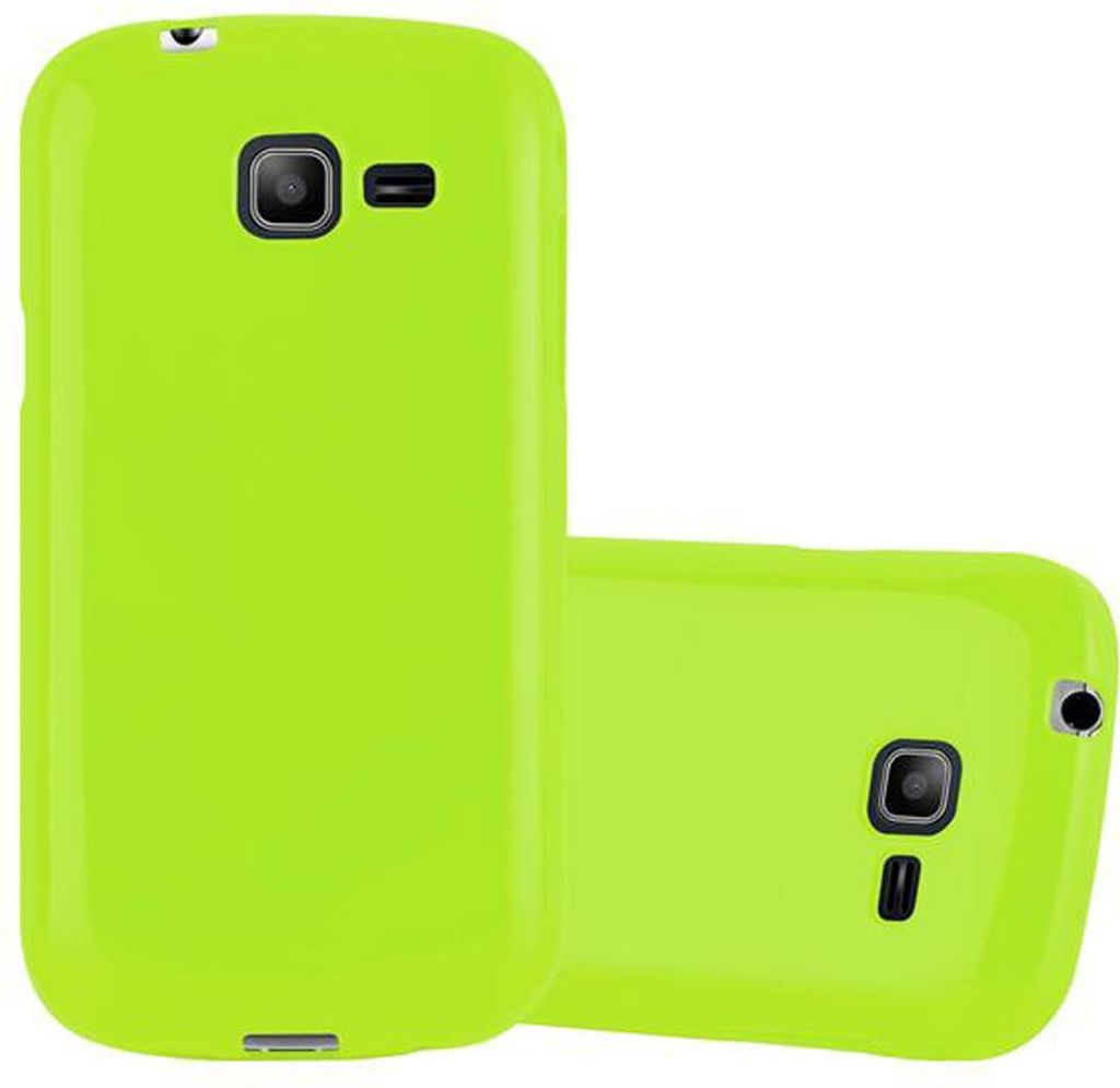 Cadorabo Schutzhülle für Samsung Galaxy TREND LITE Hülle in Grün TPU Etui Hülle Case Cover