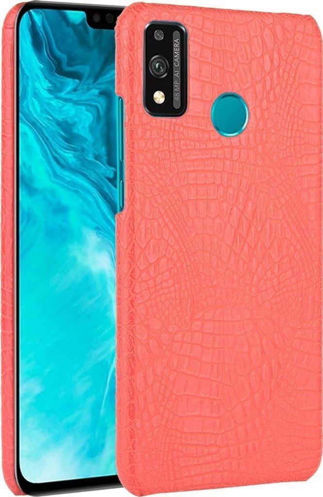Mobigear Croco HONOR 9X Lite Hülle Hardcase Backcover - Rot