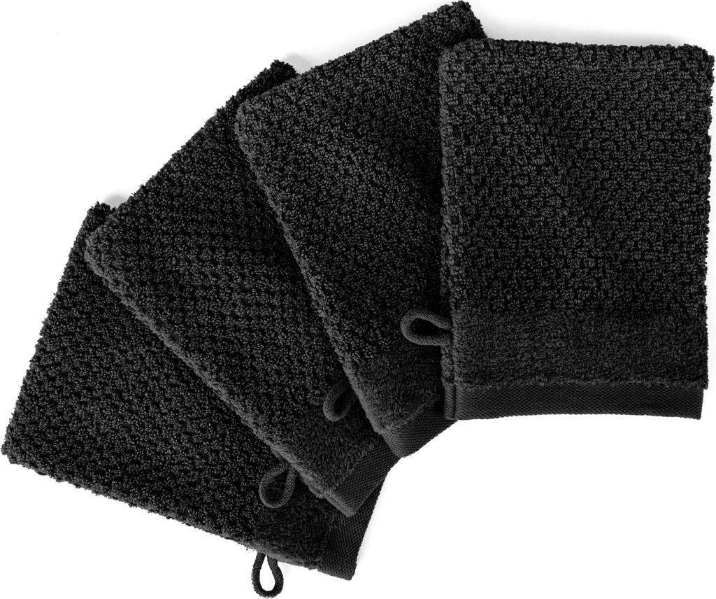 Pure Label 4-TLG Waschhandschuh Waschlappen Set mit Produktbild 