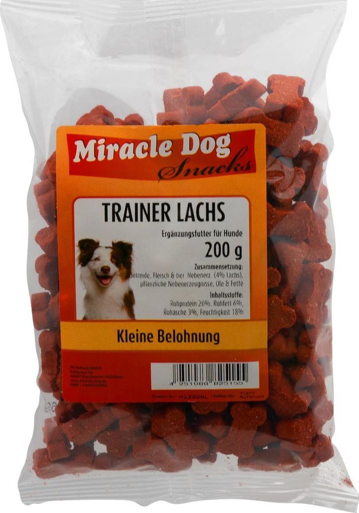 Miracle Dog Trainer Lachs 200g - 18er Pack | 18 Stück