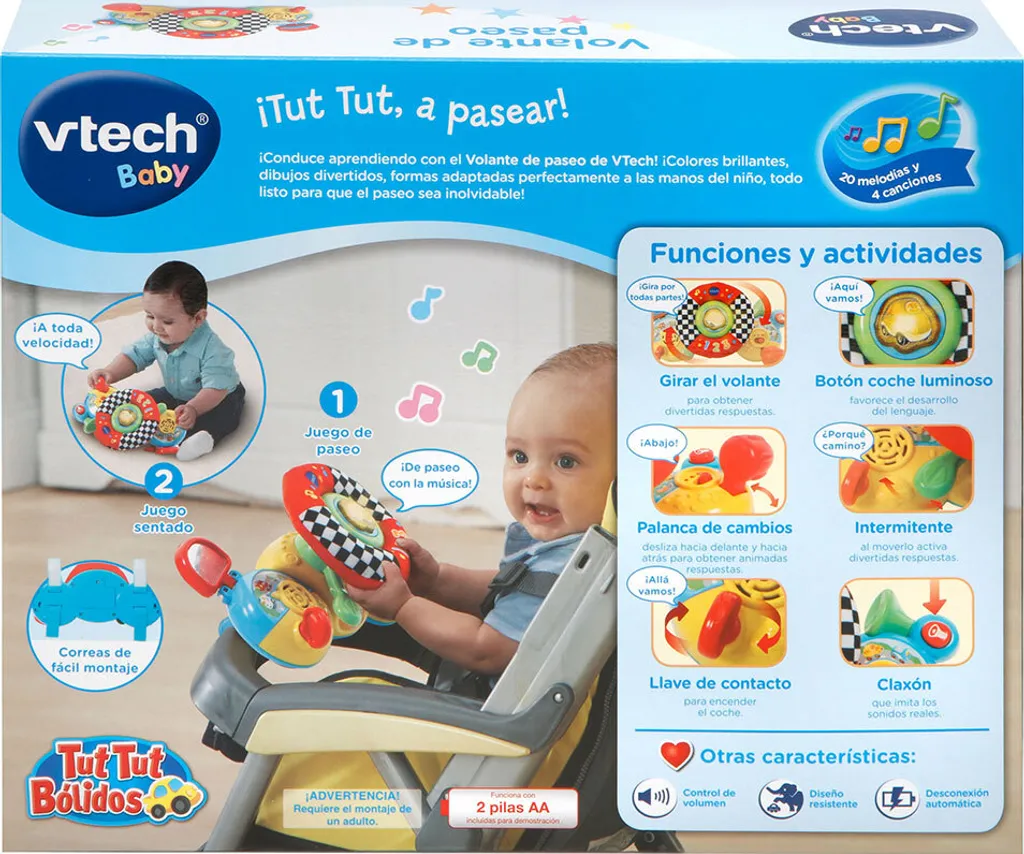 Simulateur de Vol Bébé VTech : Jouet d'Activité Idéal pour l'Éveil 6m+ - 10
